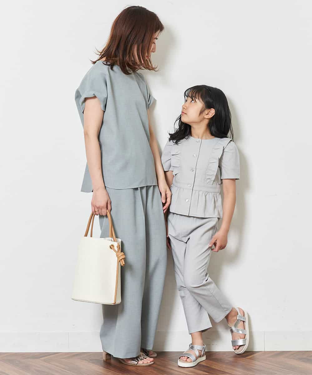 KJBFM36029 a.v.v KIDS(アー・ヴェ・ヴェ) [100-130]フリルデザインブラウス[WEB限定サイズ] ミント