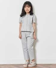 KJBFM36029 a.v.v KIDS(アー・ヴェ・ヴェ) [100-130]フリルデザインブラウス[WEB限定サイズ] ミント
