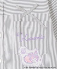 KJBGD57059 a.v.v KIDS(アー・ヴェ・ヴェ) [120-150]【数量限定】[クロミ]ストライプシャツ ライトグレー