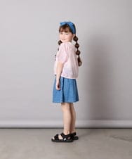 KJBGD59039 a.v.v KIDS(アー・ヴェ・ヴェ) [130-160]シアーシャツ＆タンクセット ピンク