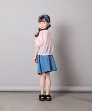 KJBGD59039 a.v.v KIDS(アー・ヴェ・ヴェ) [130-160]シアーシャツ＆タンクセット ピンク