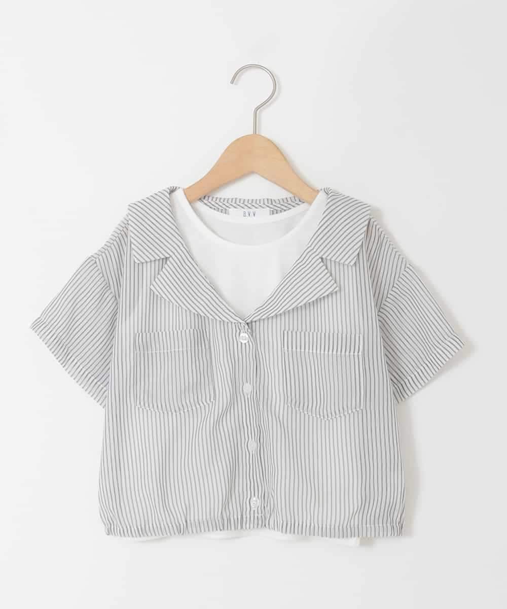 5914ページです☆ 130-160]シアーシャツ＆タンクセット(ブラウス・シャツ) | a.v.v KIDS