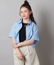 KJBGX01039 a.v.v KIDS(アー・ヴェ・ヴェ) 【ジュニア】[160]アソートクロップドシャツ ホワイト