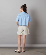 KJBGX01039 a.v.v KIDS(アー・ヴェ・ヴェ) 【ジュニア】[160]アソートクロップドシャツ ホワイト