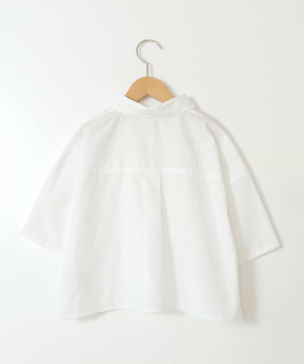 KJBGX01039 a.v.v KIDS(アー・ヴェ・ヴェ) 【ジュニア】[160]アソートクロップドシャツ ホワイト