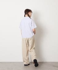 KJBHD90039 a.v.v KIDS(アー・ヴェ・ヴェ) [140-150]【男女兼用】ポケット付き開襟シャツ ホワイト