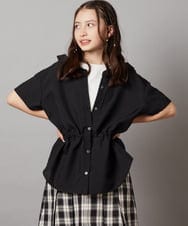 KJBHV21029 a.v.v KIDS(アー・ヴェ・ヴェ) [100-130]レイヤード風ブラウス ライトブルー