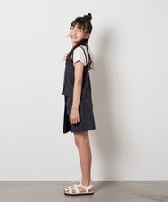 KJBHW20034 a.v.v KIDS(アー・ヴェ・ヴェ) [140-150]【セットアップ対応】ビスチェドッキング風トップス ネイビー