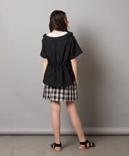 KJBHW21034 a.v.v KIDS(アー・ヴェ・ヴェ) [140-150]レイヤード風ブラウス ブラック