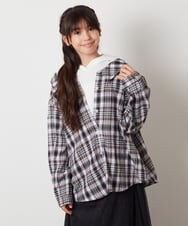 AgAwd パーカー AGAWD レイヤードトップス レディース