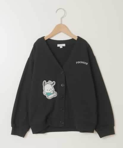 KJCEB80049 a.v.v KIDS [140-150]【ポチャッコ＆シナモロール】スウェットカーディガン