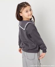 KJCED80049 a.v.v KIDS(アー・ヴェ・ヴェ) 【数量限定】[110-160][シナモロール＆ポチャッコ]フリル衿スウェットカーディガン ブルー