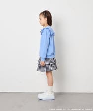 KJCED80049 a.v.v KIDS(アー・ヴェ・ヴェ) 【数量限定】[110-160][シナモロール＆ポチャッコ]フリル衿スウェットカーディガン ブルー