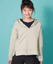 KJCEM21029 a.v.v KIDS(アー・ヴェ・ヴェ) [100-130]【羽織に最適】ダンボールパーカー[WEB限定サイズ] ライトグリーン