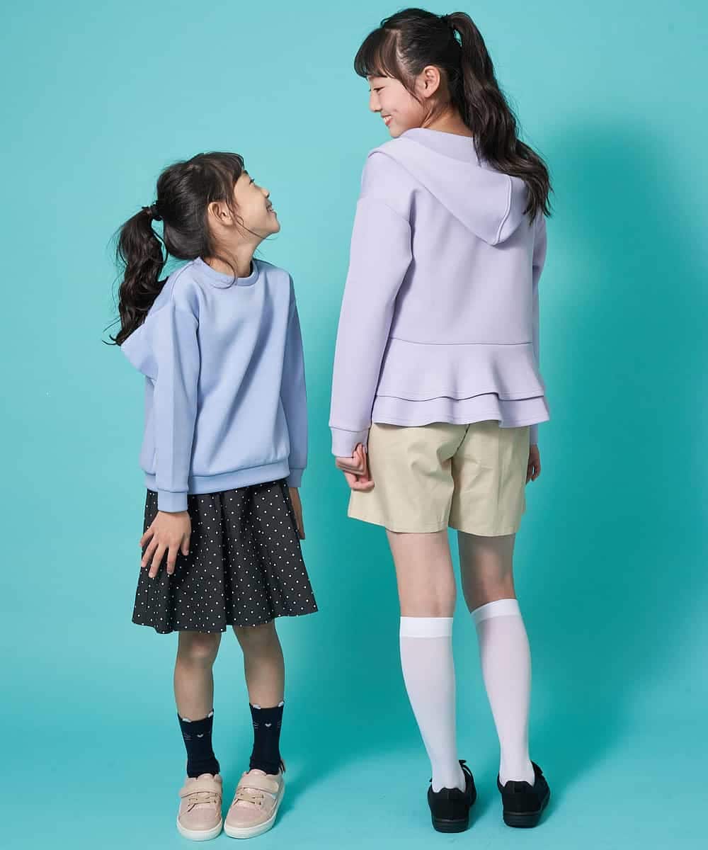 KJCEM21029 a.v.v KIDS(アー・ヴェ・ヴェ) [100-130]【羽織に最適】ダンボールパーカー[WEB限定サイズ] ライトグリーン