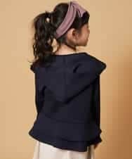 KJCEM21029 a.v.v KIDS(アー・ヴェ・ヴェ) [100-130]【羽織に最適】ダンボールパーカー[WEB限定サイズ] ライトグリーン