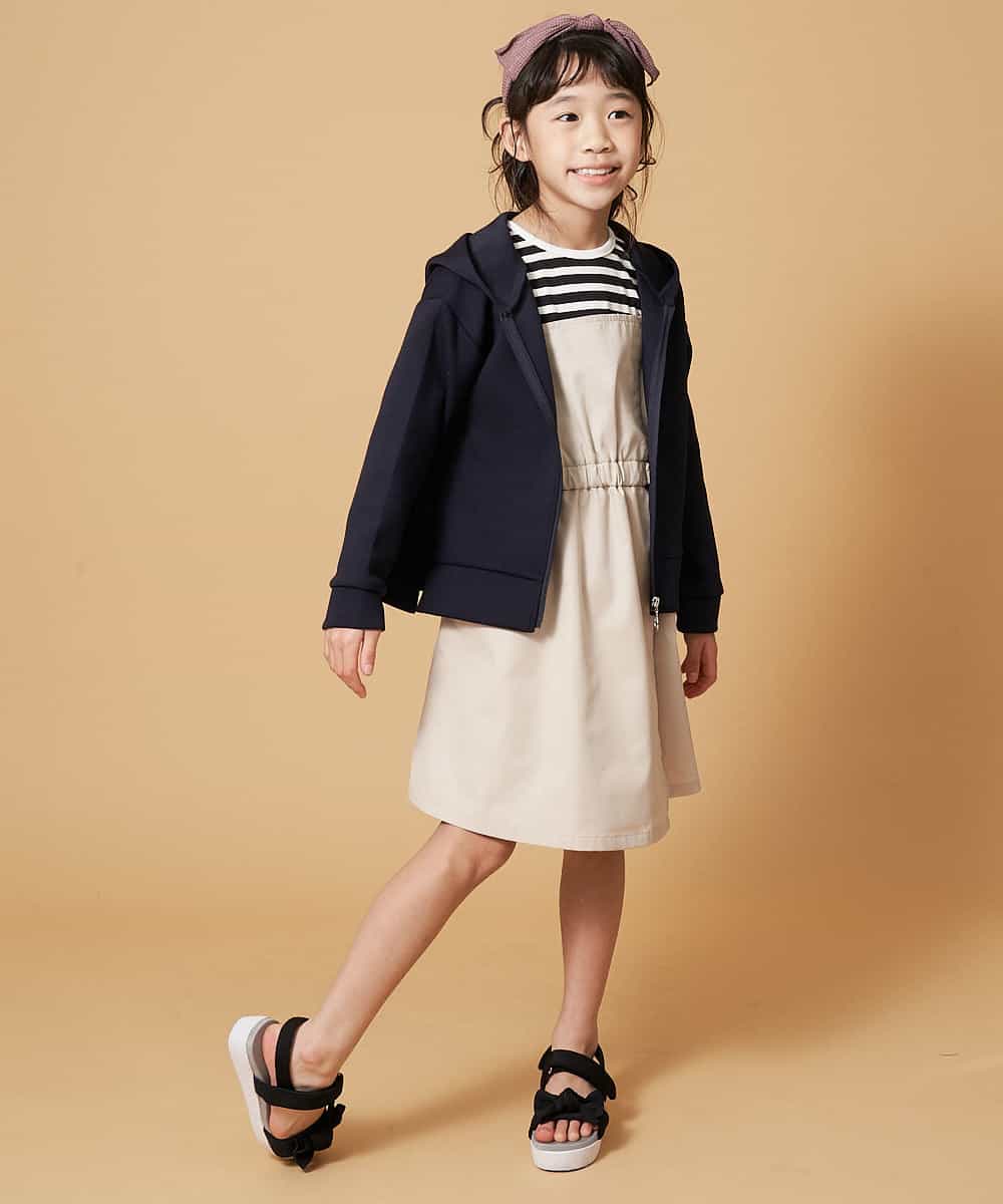 KJCEM21029 a.v.v KIDS(アー・ヴェ・ヴェ) [100-130]【羽織に最適】ダンボールパーカー[WEB限定サイズ] ライトグリーン