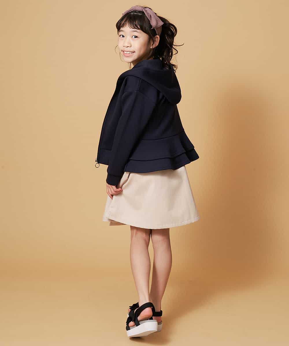 KJCEM21029 a.v.v KIDS(アー・ヴェ・ヴェ) [100-130]【羽織に最適】ダンボールパーカー[WEB限定サイズ] ライトグリーン