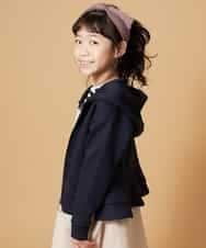 KJCEM21029 a.v.v KIDS(アー・ヴェ・ヴェ) [100-130]【羽織に最適】ダンボールパーカー[WEB限定サイズ] ネイビー