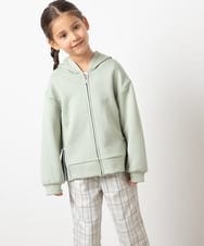 KJCES31034 a.v.v KIDS(アー・ヴェ・ヴェ) [110-130]バックプリーツダンボールパーカー ミント