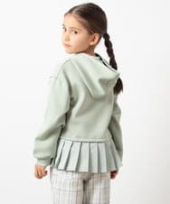 KJCES31034 a.v.v KIDS(アー・ヴェ・ヴェ) [110-130]バックプリーツダンボールパーカー ミント