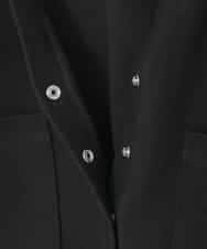 KJCFD31039 a.v.v KIDS(アー・ヴェ・ヴェ) [130-160]Nネックカットカーディガン ブラック