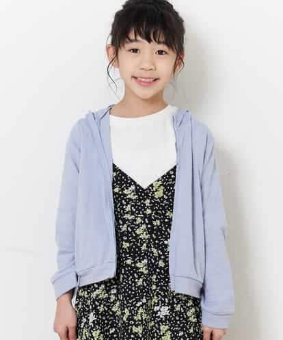 KJCFM30024 a.v.v KIDS [100-130]ボーダージャガードジップパーカー[WEB限定サイズ]