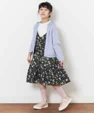 KJCFM30024 a.v.v KIDS(アー・ヴェ・ヴェ) [100-130]ボーダージャガードジップパーカー[WEB限定サイズ] ライトブルー