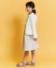 KJCFM30024 a.v.v KIDS(アー・ヴェ・ヴェ) [100-130]ボーダージャガードジップパーカー[WEB限定サイズ] ライトブルー