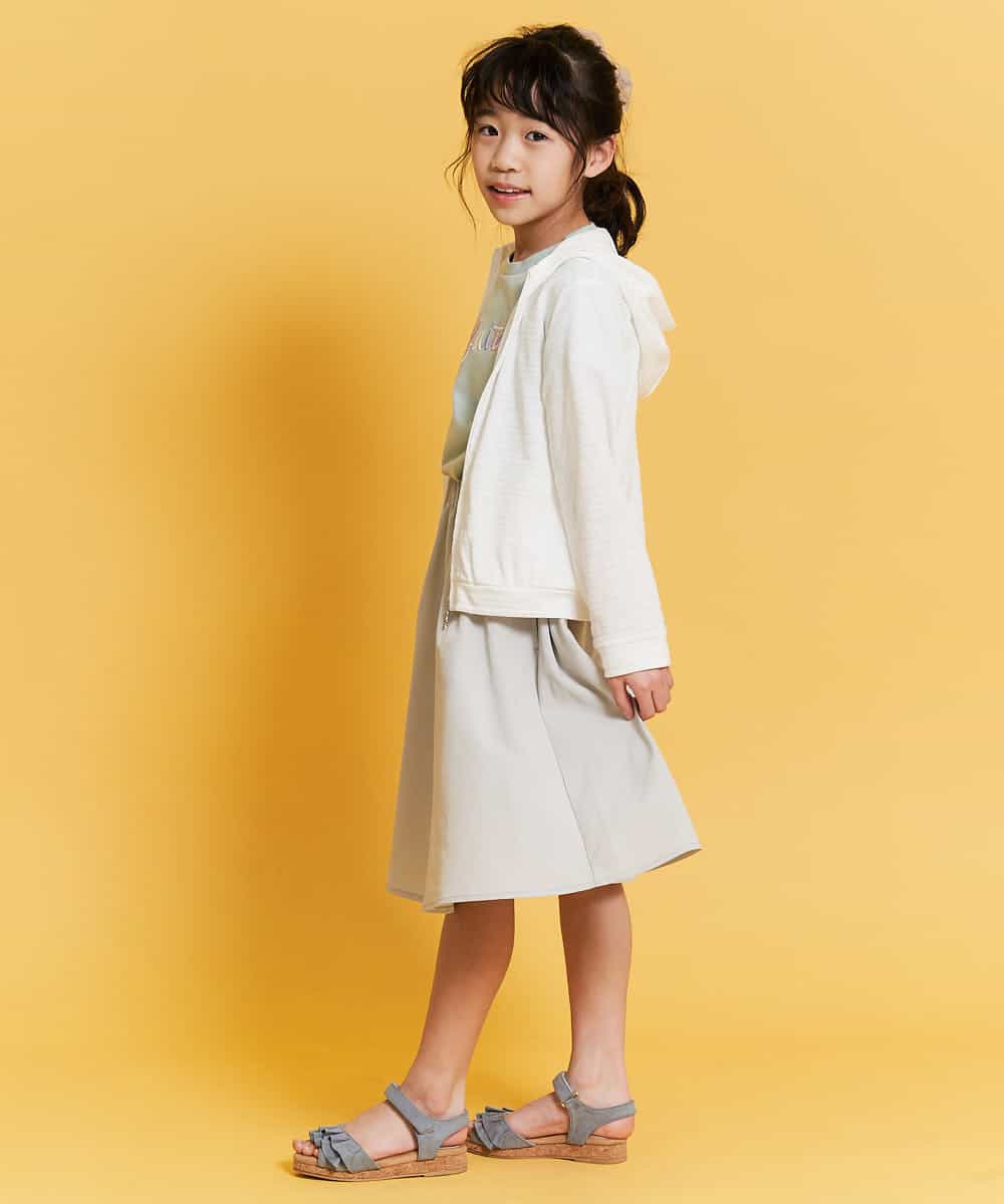 KJCFM30024 a.v.v KIDS(アー・ヴェ・ヴェ) [100-130]ボーダージャガードジップパーカー[WEB限定サイズ] ライトブルー