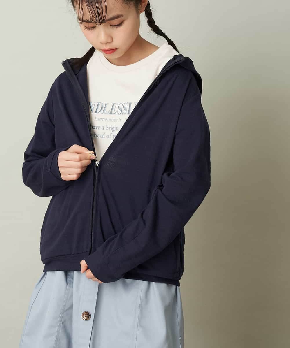 160 Uvカット スカラップボーダーパーカー カーディガン A V V Kids アー ヴェ ヴェ イトキンオンラインストア