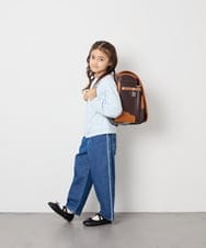 KJCGD01039 a.v.v KIDS(アー・ヴェ・ヴェ) 【UVカット】[120-160]ボーダージャガードカーディガン ライトブルー