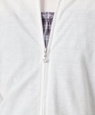 KJCGD01039 a.v.v KIDS(アー・ヴェ・ヴェ) 【UVカット】[120-160]ボーダージャガードカーディガン ホワイト