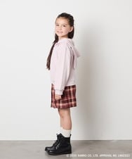 KJCJA80044 a.v.v KIDS(アー・ヴェ・ヴェ) 【数量限定】[100-150]［マイメロディ／クロミ］耳付きパーカー ピンク