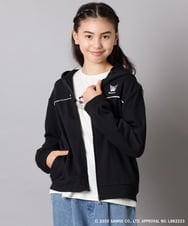 KJCJA80044 a.v.v KIDS(アー・ヴェ・ヴェ) 【数量限定】[100-150]［マイメロディ／クロミ］耳付きパーカー ピンク