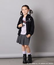 KJCJA80044 a.v.v KIDS(アー・ヴェ・ヴェ) 【数量限定】[100-150]［マイメロディ／クロミ］耳付きパーカー ピンク