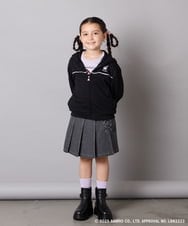 KJCJA80044 a.v.v KIDS(アー・ヴェ・ヴェ) 【数量限定】[100-150]［マイメロディ／クロミ］耳付きパーカー ピンク