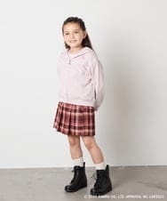 KJCJA80044 a.v.v KIDS(アー・ヴェ・ヴェ) 【数量限定】[100-150]［マイメロディ／クロミ］耳付きパーカー ピンク