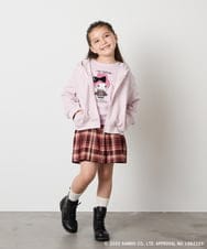 KJCJA80044 a.v.v KIDS(アー・ヴェ・ヴェ) 【数量限定】[100-150]［マイメロディ／クロミ］耳付きパーカー ピンク