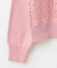 KJCJG61034 a.v.v KIDS(アー・ヴェ・ヴェ) [100-130]【洗える】レースカーディガン[WEB限定サイズ] ピンク