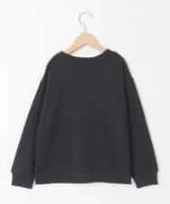 KJCKA41039 a.v.v KIDS(アー・ヴェ・ヴェ) [130-160]ワンポイント刺繍カーディガン ブラック