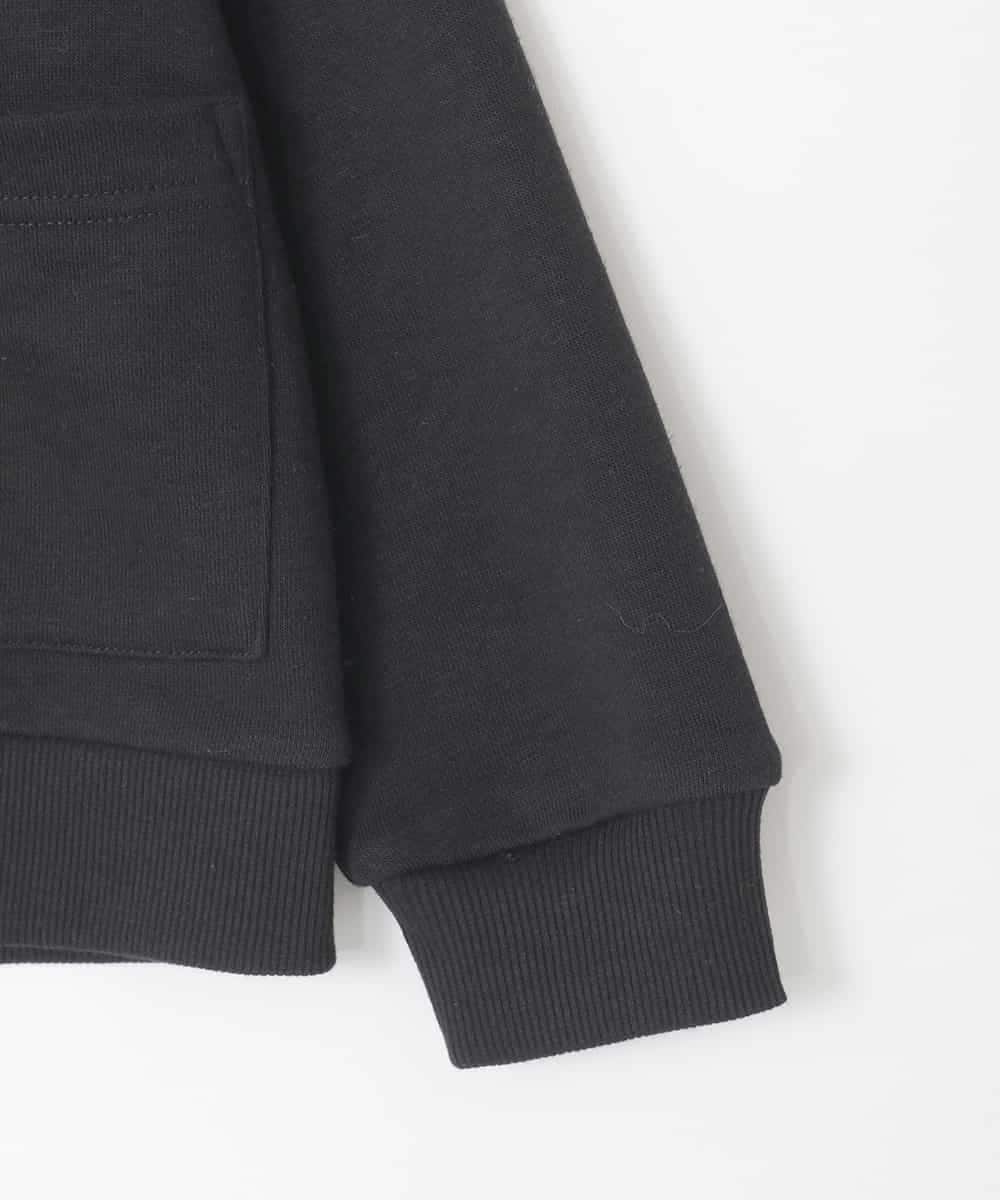KJCKA41039 a.v.v KIDS(アー・ヴェ・ヴェ) [130-160]ワンポイント刺繍カーディガン ブラック