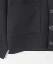 KJCKA41039 a.v.v KIDS(アー・ヴェ・ヴェ) [130-160]ワンポイント刺繍カーディガン ブラック