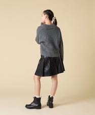 KJCLA40044 a.v.v KIDS(アー・ヴェ・ヴェ) [130-160]襟付きカーディガン ライトブルー