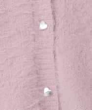 KJCLA42044 a.v.v KIDS(アー・ヴェ・ヴェ) [120-160]フェザー調カーディガン ピンク