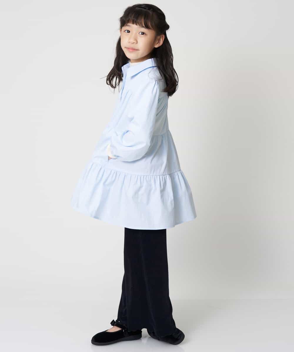 KJECM20034 a.v.v KIDS(アー・ヴェ・ヴェ) [110-130]ティアードワンピース[WEB限定サイズ] ブラック