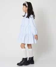 KJECM20034 a.v.v KIDS(アー・ヴェ・ヴェ) [110-130]ティアードワンピース[WEB限定サイズ] ブラック