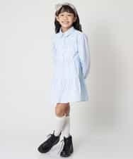 KJECM20034 a.v.v KIDS(アー・ヴェ・ヴェ) [110-130]ティアードワンピース[WEB限定サイズ] ブラック