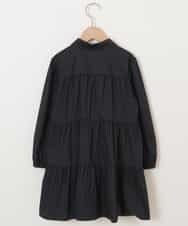 KJECM20034 a.v.v KIDS(アー・ヴェ・ヴェ) [110-130]ティアードワンピース[WEB限定サイズ] ブラック