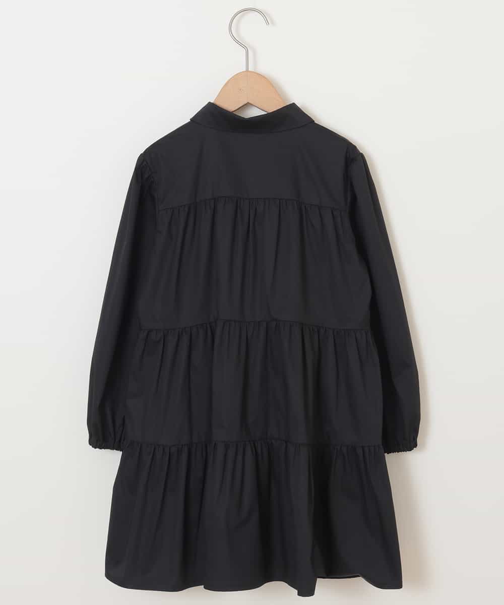 KJECM20034 a.v.v KIDS(アー・ヴェ・ヴェ) [110-130]ティアードワンピース[WEB限定サイズ] ブラック